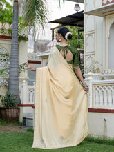 Sequence Embroidery Art Silk Saree